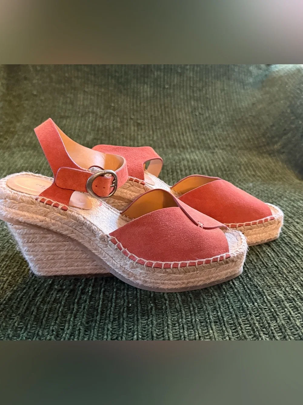 rag & bone Coral Suede Espadrille Wedge Sandals